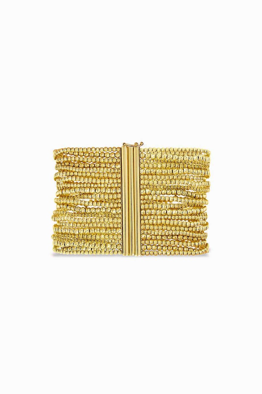 Pulseras Leandra Studio | Pulsera Bolitas Amarilla Yellow Gold