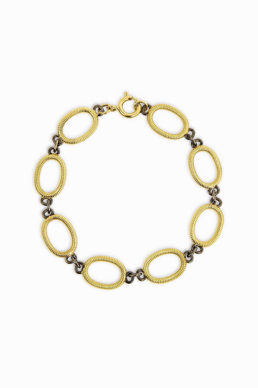 Pulseras Leandra Studio | Pulsera Loops Cabo Yellow Gold