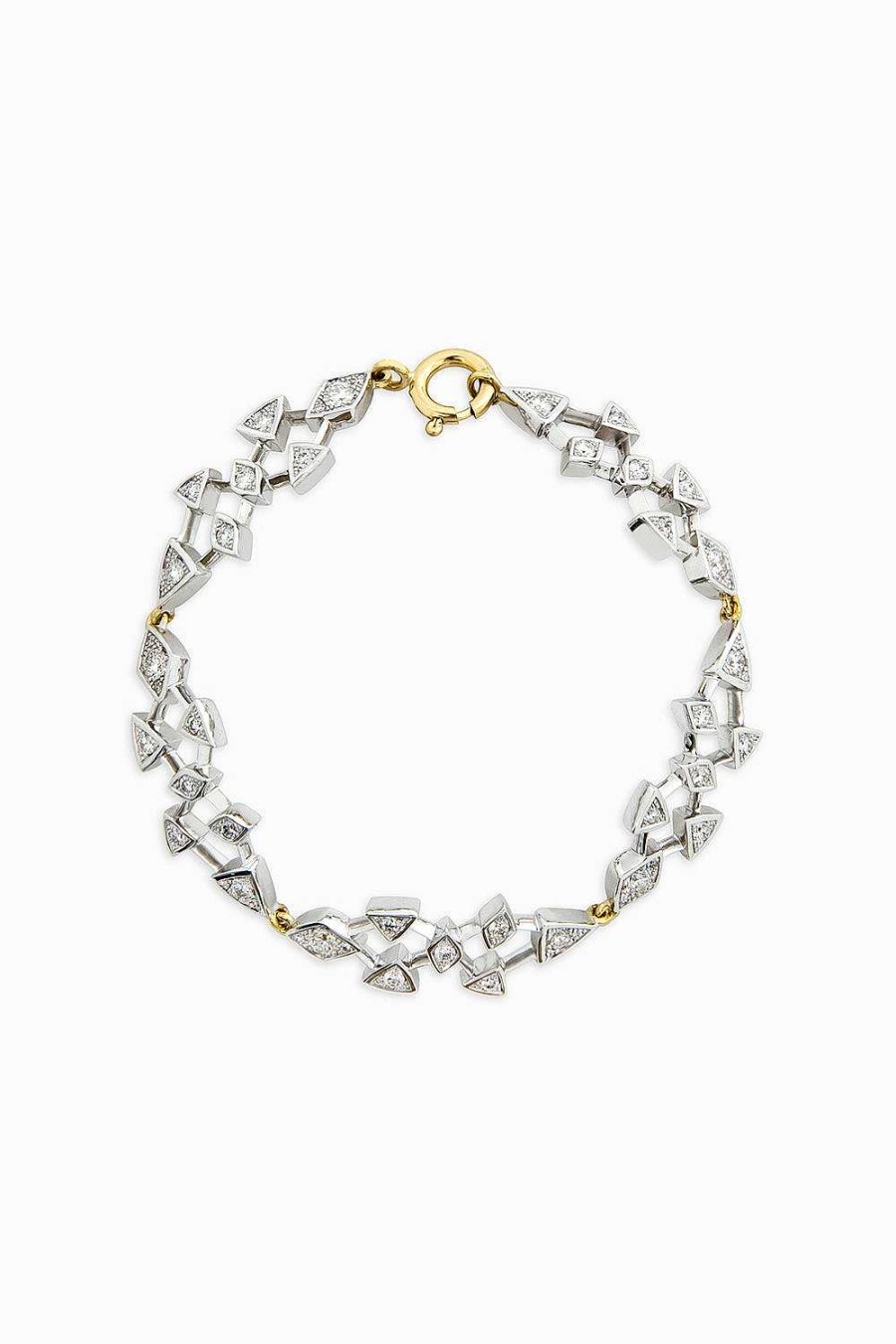 Pulseras Leandra Studio | Pulsera Wing White Gold