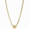 Collares Leandra Studio | Colgante Solitario 0,58Ct Yellow Gold