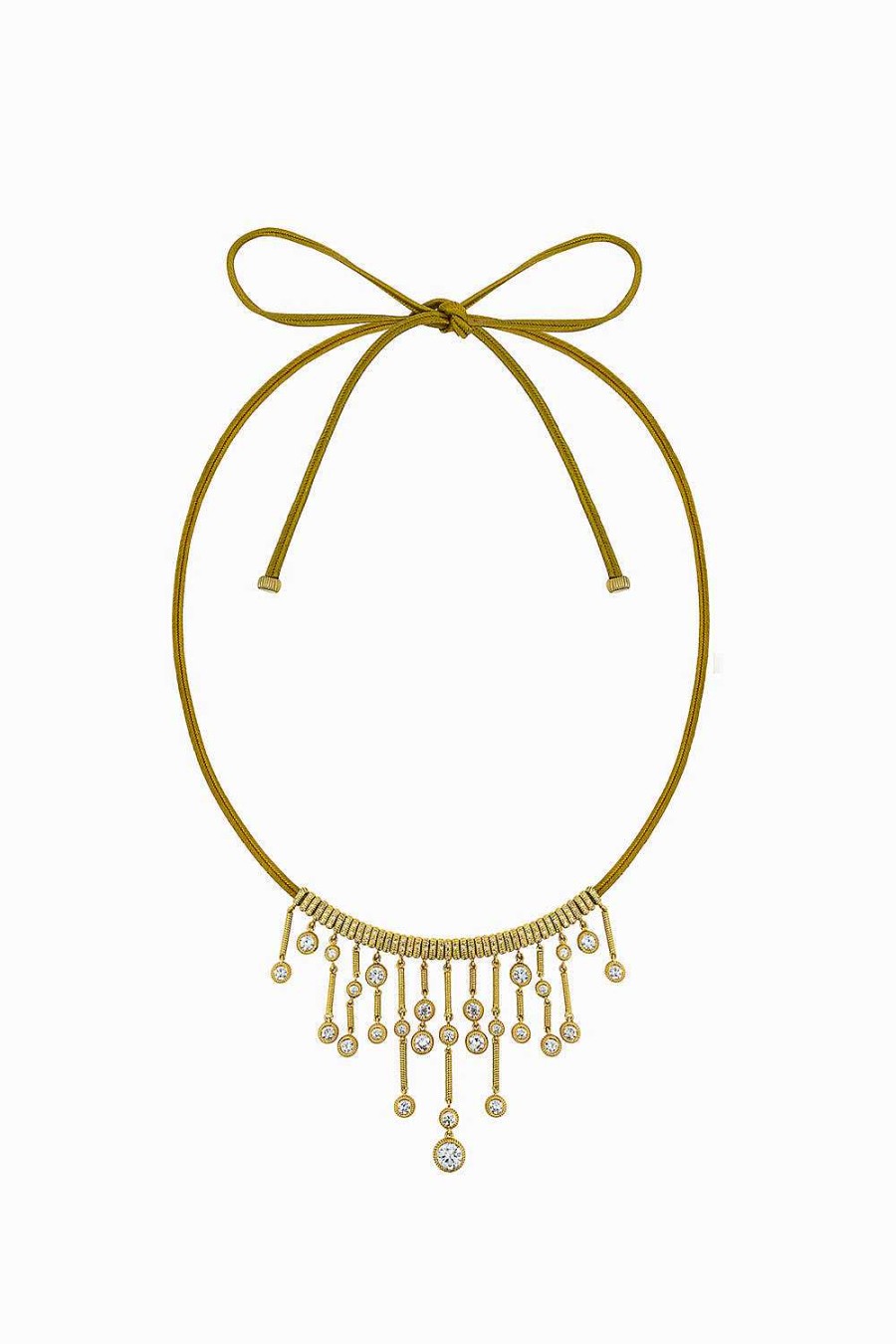 Collares Leandra Studio | Collar Crown Yellow Gold