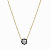 Collares Leandra Studio | Colgante Con Diamante 0.32 Ct. Yellow Gold