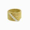 Anillos Leandra Studio | Anillo Cabo Diagonal Yellow Gold