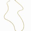 Collares Leandra Studio | Collar Tela Largo Yellow Gold