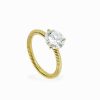 Anillos Leandra Studio | Anillo Cabo Solitario 1.90Ct. Yellow Gold