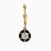 Collares Leandra Studio | Mosquet N Rodio Negro 1,01Ct Yellow Gold