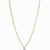 Collares Leandra Studio | Colgante Diamante L Ser 0,40Ct