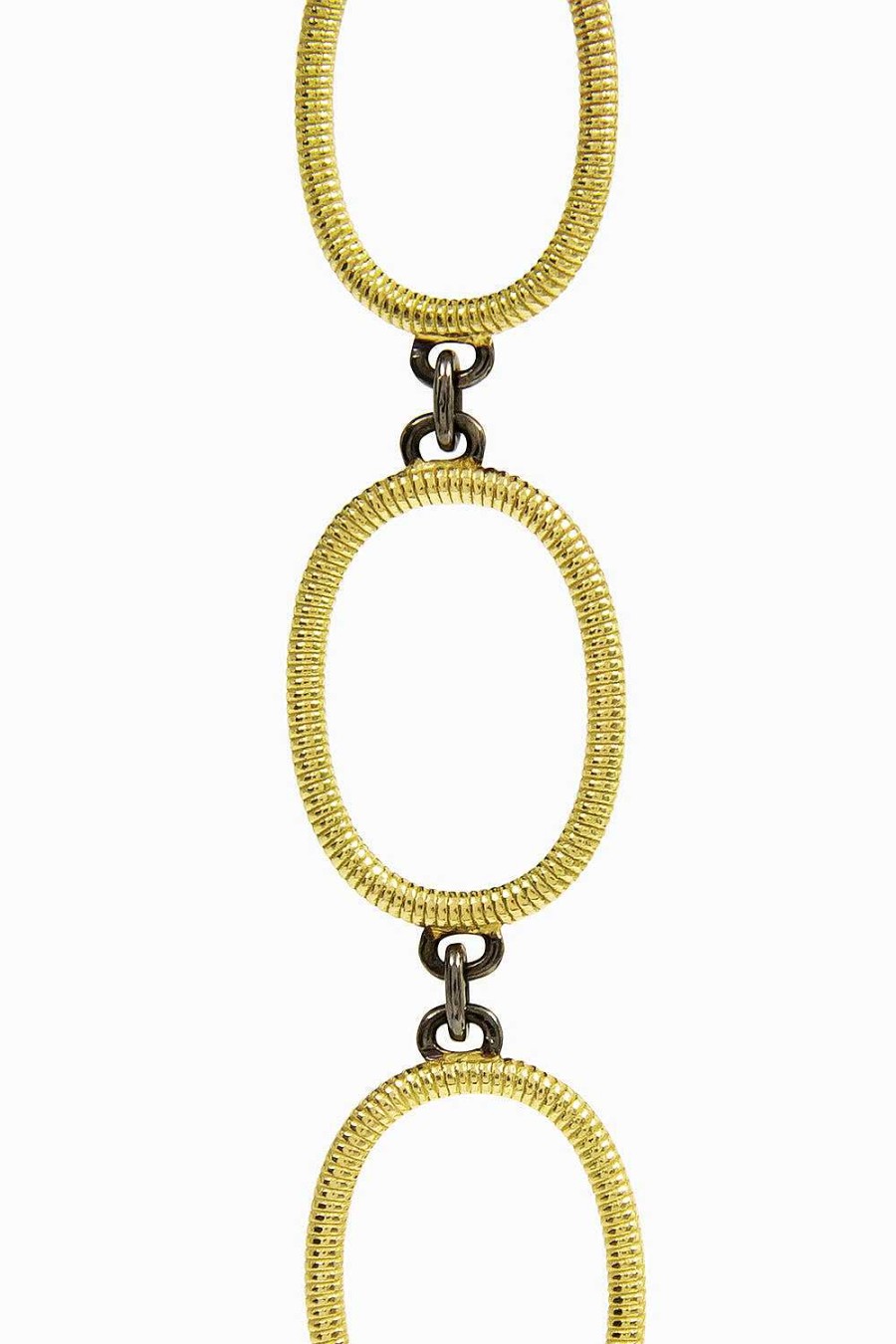 Collares Leandra Studio | Collar Choker Loops Cabo Yellow Gold