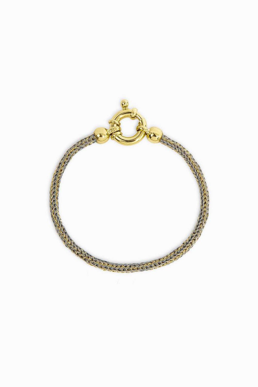 Pulseras Leandra Studio | Pulsera Plata Yellow Gold