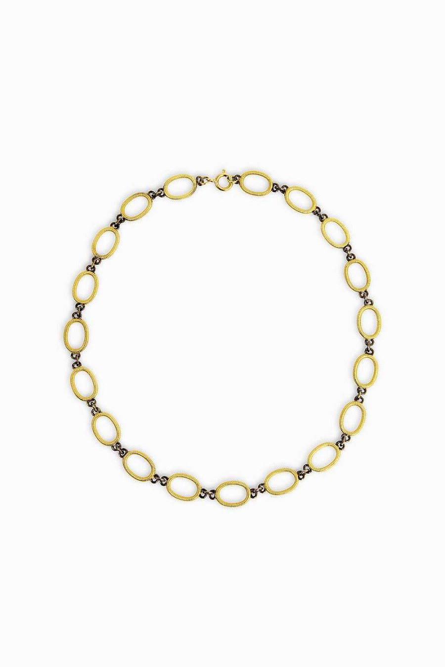 Collares Leandra Studio | Collar Loops Cabo Yellow Gold