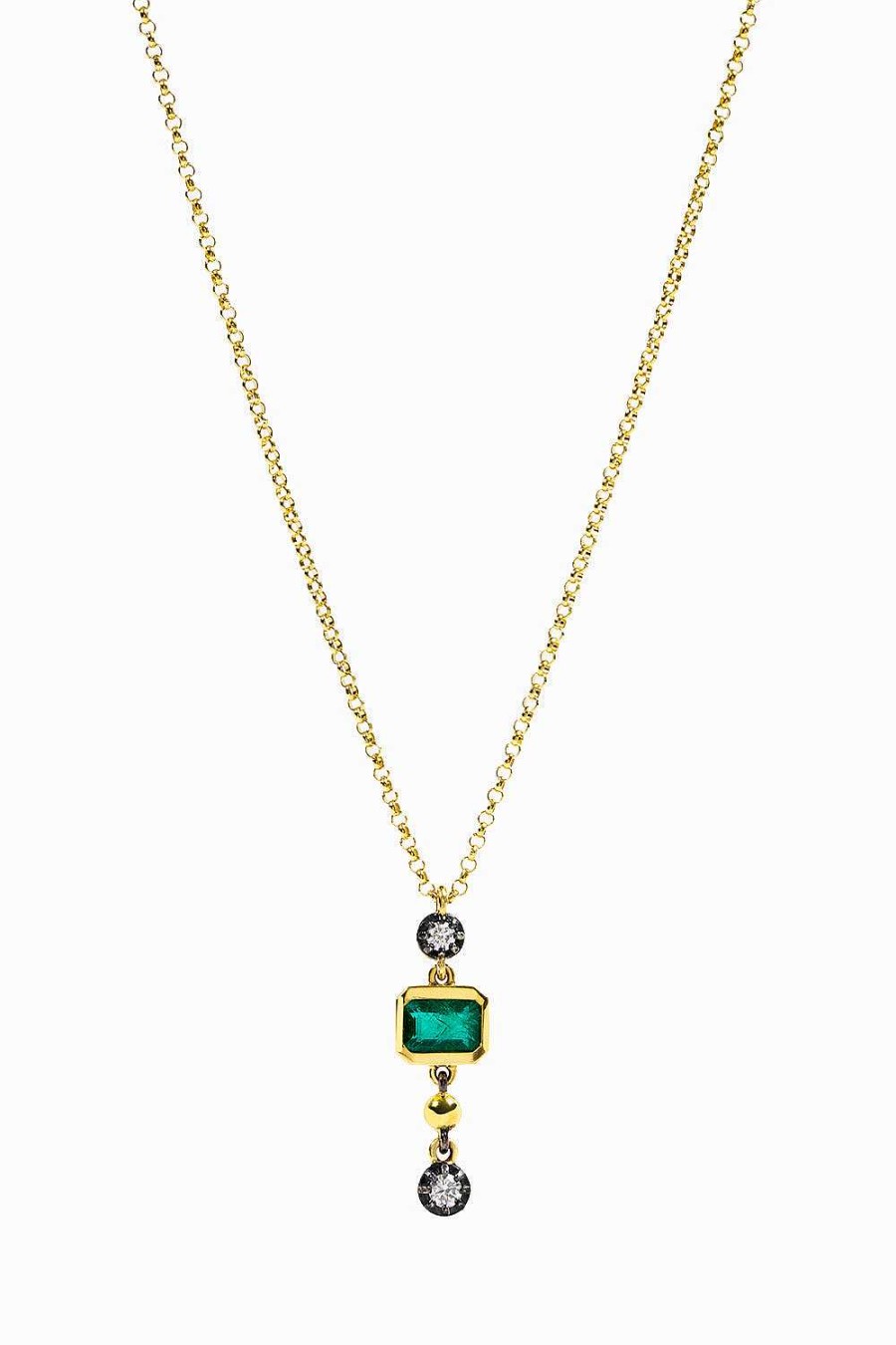 Collares Leandra Studio | Colgante Alegra Yellow Gold