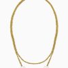 Collares Leandra Studio | Collar Tela Perlas Yellow Gold