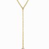 Collares Leandra Studio | Colgante Eterno Diamante L Ser 0,23Ct. Oro Amarillo