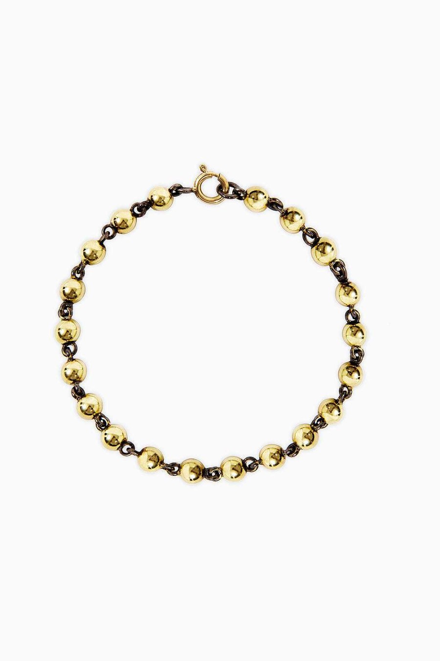 Pulseras Leandra Studio | Pulsera Bolas Macizas Yellow Gold