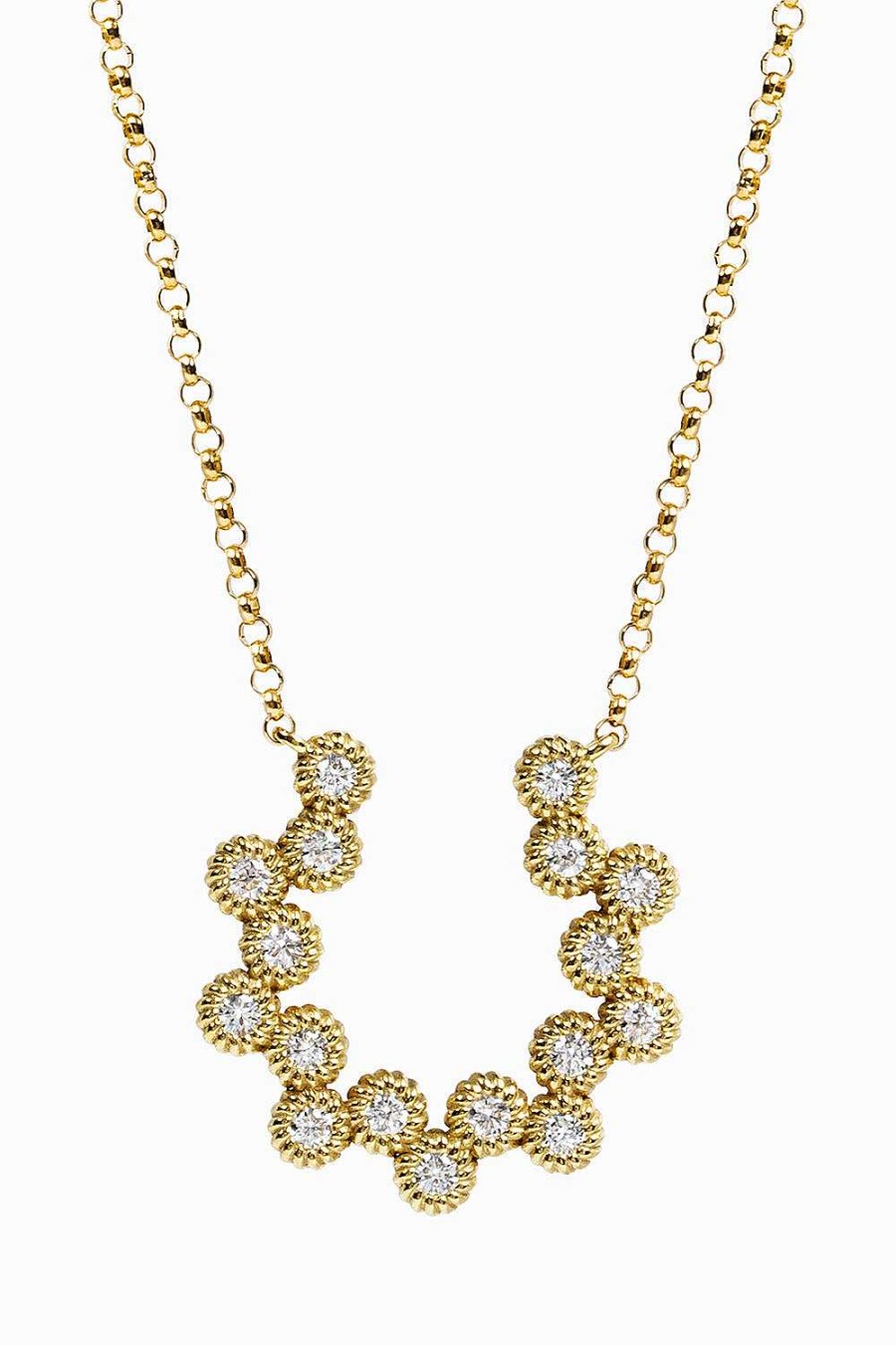 Collares Leandra Studio | Colgante Cabo Sun Largo Yellow Gold