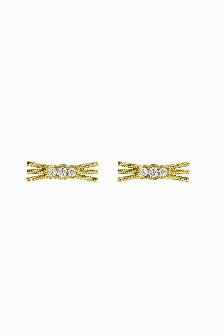 Pendientes Leandra Studio | Pendientes Cabo Lazo Yellow Gold