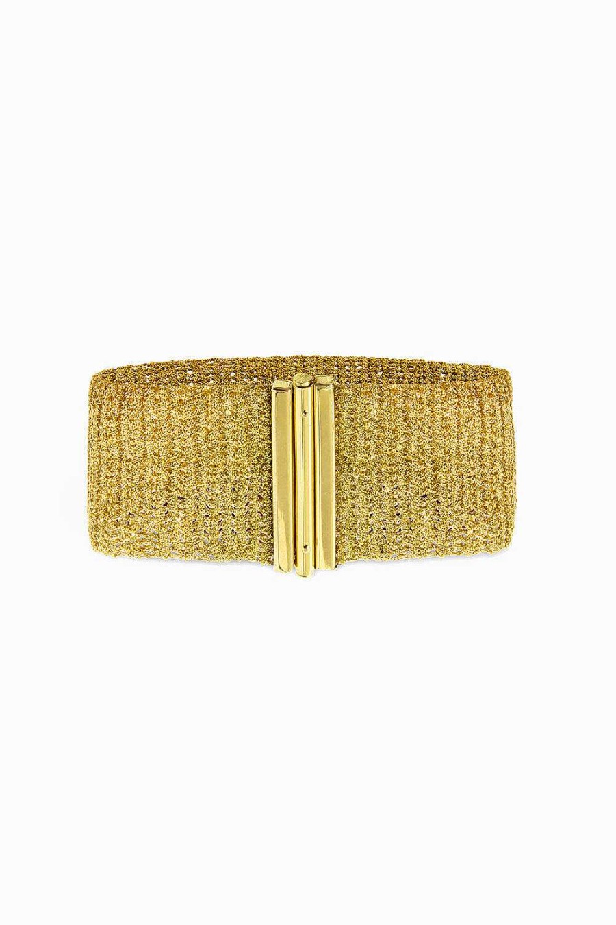 Pulseras Leandra Studio | Pulsera Texture Xl Yellow Gold